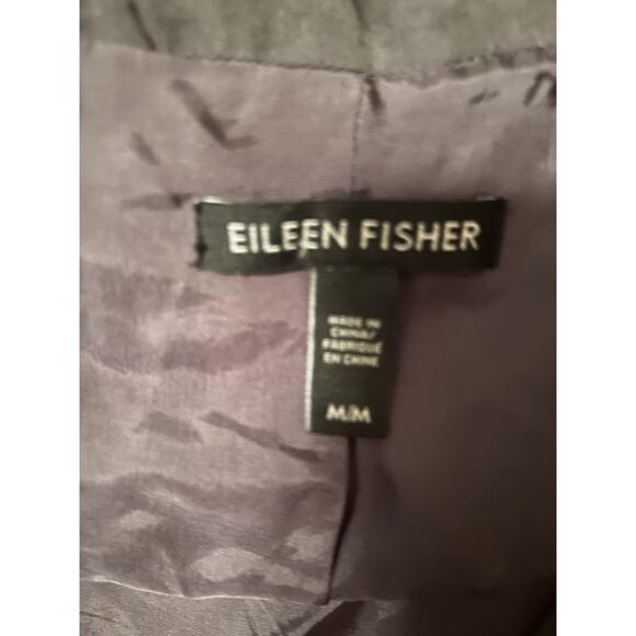 Eileen Fisher Jacket Size M Windbreaker Gray Full Zip Lined Outdoor Jacket - Picture 14 of 14